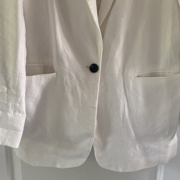 Linen blend blazer - Picture 2 of 4